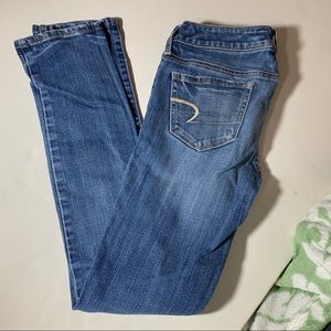 American Eagle Outfitters Blue Skinny Jeans PETITE